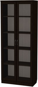 Шкаф со стеклянными дверцами 218, цвет Венге в Волгограде