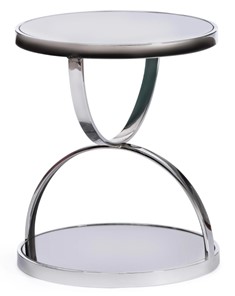 Кофейный столик GROTTO (mod. 9157) металл/дымчатое стекло, 42х42х50, хром в Волгограде