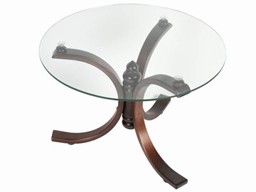 Стеклянный столик Лорд (темно-коричневый) в Волгограде
