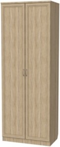 Шкаф 2-х дверный 100 со штангой, цвет Дуб Сонома в Волгограде
