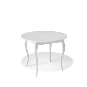 Стеклянный стол Kenner 1000С (Белый/Стекло белое глянец) в Волгограде
