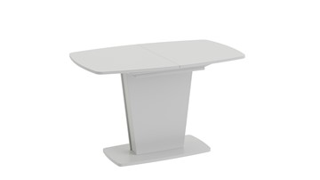 Стеклянный кухонный стол Честер тип 2, цвет Белый/Стекло белый глянец в Волгограде