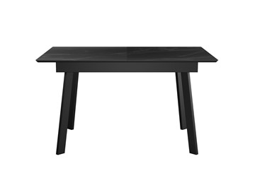 Керамический обеденный стол DikLine SKH125 Керамика Черный мрамор/подстолье черное/опоры черные (2 уп.) в Волгограде