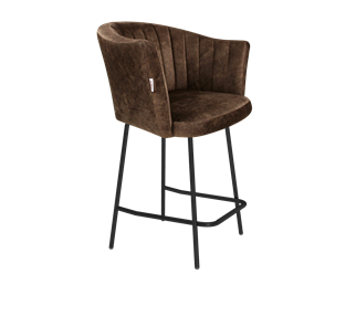 Полубарный стул SHT-ST42-1 / SHT-S29P-1 (кофейный трюфель/черный муар) в Волгограде