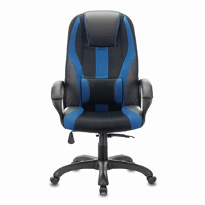 Компьютерное кресло Brabix Premium Rapid GM-102 (экокожа/ткань, черное/синее) 532106 в Волгограде