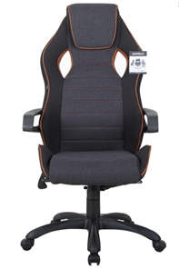 Кресло офисное Brabix Techno Pro GM-003 (ткань, черное/серое, вставки оранжевые) в Волгограде