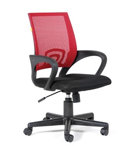 Компьютерное кресло CHAIRMAN 696 black Сетчатый акрил DW69 красный в Волгограде