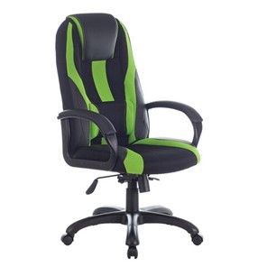 Компьютерное кресло Brabix Premium Rapid GM-102 (экокожа/ткань, черное/зеленое) 532419 в Волгограде