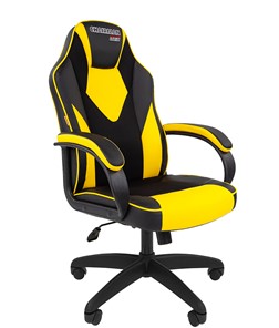 Компьютерное кресло CHAIRMAN GAME 17, цвет черный /желтый в Волгограде
