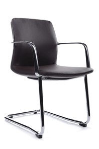 Кресло для офиса Plaza-SF (FK004-С11), темно-коричневый в Волгограде