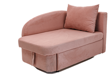 Мягкий диван правый Тедди розовый в Волгограде