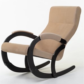 Кресло-качалка в гостиную Корсика, ткань Amigo Beige 34-Т-AB в Волгограде