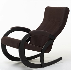 Кресло-качалка в гостиную Корсика, ткань Amigo Coffee 34-Т-AC в Волгограде