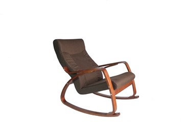 Кресло-качалка Женева, ткань шоколад в Волгограде
