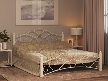 Кровать спальная Гарда 3, 160х200, белая в Волгограде