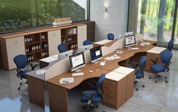 Мебель для персонала IMAGO - рабочее место, шкафы для документов в Волгограде