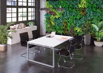 Комплект офисной мебели Metal System Style (Серый/Белый) в Волгограде