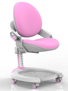 Кресло детское Mealux ZMAX-15 Plus, Y-710 PN, белый металл, обивка розовая однотонная в Волгограде