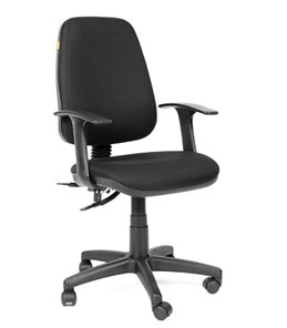 Офисное кресло CHAIRMAN 661 Ткань стандарт 15-21 черная в Волгограде