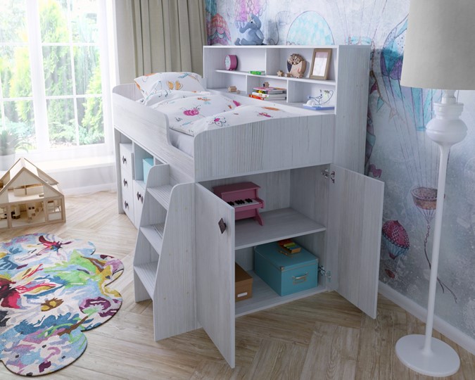 Детская кровать-чердак Малыш-5, цвет Винтерберг в Волгограде - изображение 6