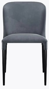 Обеденный стул dikline 275 С103 серый ножки черные в Волгограде