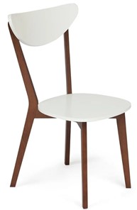 Кухонный стул MAXI (Макси), бук/МДФ 86x48,5x54,5 Белый/Коричневый арт.19583 в Волгограде