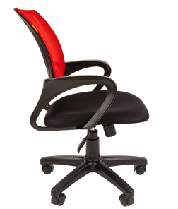 Компьютерное кресло CHAIRMAN 696 black Сетчатый акрил DW69 красный в Волгограде - предосмотр 1