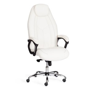 Офисное кресло BOSS Lux, кож/зам, белый, арт.21152 в Волгограде