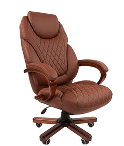 Компьютерное кресло CHAIRMAN 406, коричневый в Волгограде