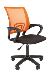 Офисное кресло CHAIRMAN 696 black LT, оранжевый в Волгограде