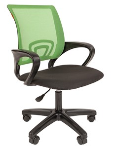 Кресло CHAIRMAN 696 black LT, зеленое в Волгограде