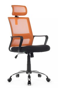Кресло офисное RCH 1029HB, черный/оранжевый в Волгограде