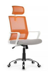 Кресло компьютерное RCH 1029HW, серый/оранжевый в Волгограде