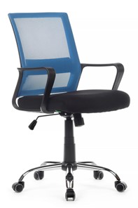 Кресло компьютерное RCH 1029MB, черный/синий в Волгограде