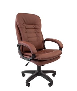 Компьютерное кресло CHAIRMAN 795 LT, экокожа, цвет коричневый в Волгограде