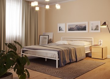 Кровать 1-спальная Леон, 900, белый в Волгограде