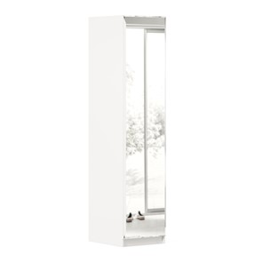 Шкаф 1-дверный Айла с зеркалом ЛД 688.140.000, Белый, исполнение 1 в Волгограде