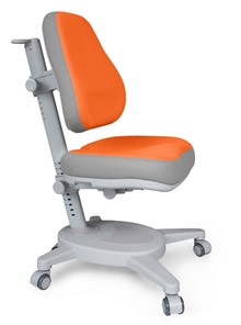 Детское кресло Mealux Onyx (Y-110) OG  - серое + чехол оранжевый с серыми вставками в Волгограде